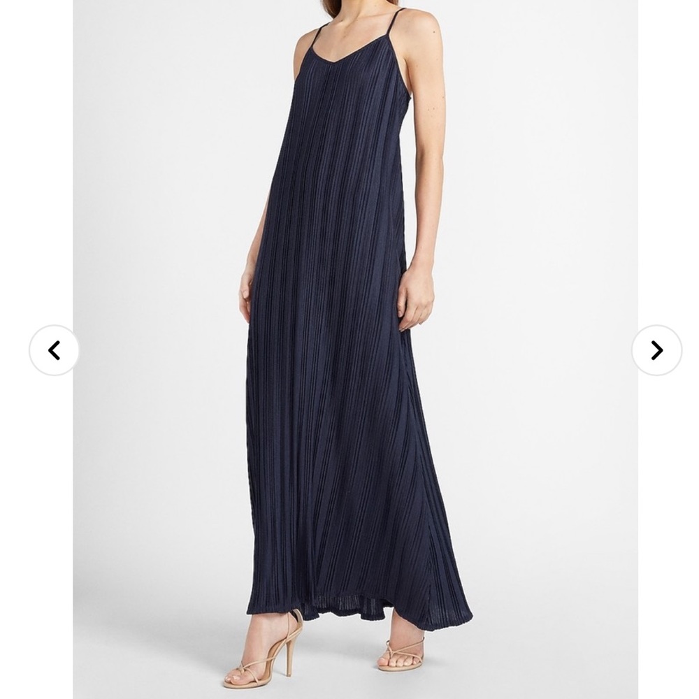 Express Shapeless Knit Maxi Dress - Black - XS